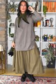 Abbey Longline Knit Mud