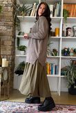 Abbey Longline Knit Mud