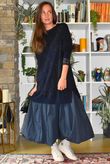 Abbey Longline Knit Navy