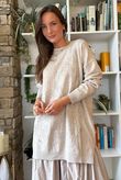 Abbey Longline Knit Stone