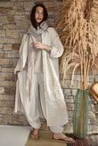 Alara Longline Duster Shirt Stone /42=