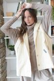 Aloe B Gilet Buttermilk