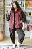 Aloe B Gilet Maroon