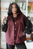 Aloe B Gilet Maroon