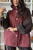 Aloe B Gilet Maroon