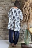 Anika Indira Smock Blouse Stone /13=