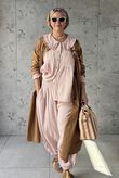 Annie Cushion Cotton Cuff Barrel Pant Antique Rose Pre order 2 weeks 