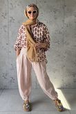 Annie Cushion Cotton Cuff Barrel Pant Antique Rose Pre order 2 weeks 
