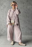 Annie Gingham Quirky 7/8 Pant Antique Rose /10 Pre order 10 days 