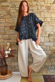 Arbi Big Cat Frill Box Top Navy