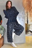 Arbi Big Cat Frill Box Top Navy