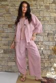 Arbi Gingham 7/8 Barrel Pant Indian Pink