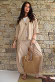 Arbi Gingham Box Jacket Camel