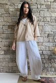 Arbi Gingham Box Jacket Camel