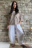 Arbi Gingham Box Jacket Hazelnut