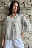 Arbi Gingham Box Jacket Mocha