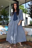 Arbi Gingham Magic Sundress Navy