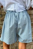 Arbi Gingham Short Denim