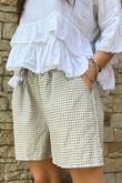 Arbi Gingham Short Mocha