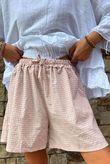 Arbi Gingham Short Rose