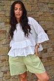 Arbi Gingham Short Soft Olive