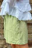 Arbi Gingham Short Soft Olive