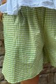 Arbi Gingham Short Soft Olive