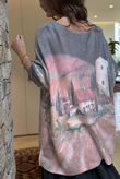  Astral Oversized Knit Top Tuscan Grey