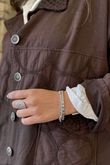 Bailey Quilt And Crochet Jacket Chocolate