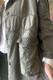 Bailey Quilt And Crochet Jacket Khaki