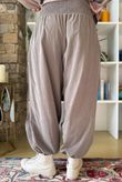 Basso Baby Cord Shirring Genie Pant Earth