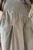 Basso Baby Cord Shirring Genie Pant Khaki