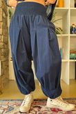 Basso Baby Cord Shirring Genie Pant Navy