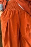 Basso Baby Cord Shirring Genie Pant Rust