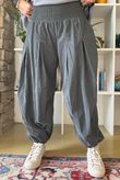 Basso Baby Cord Shirring Genie Pant Storm