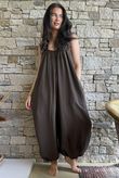 Basso Balloon Jumpsuit Chocolate