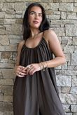 Basso Balloon Jumpsuit Chocolate