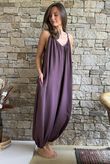 Basso Balloon Jumpsuit Deep Damson