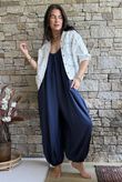 Basso Balloon Jumpsuit Navy