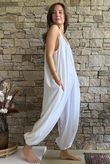 Basso Balloon Jumpsuit White