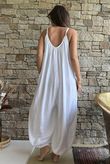 Basso Balloon Jumpsuit White