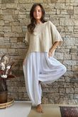 Basso Balloon Jumpsuit White