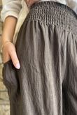 Basso Shirring Balloon Pant Chocolate