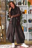 Bateau Needlecord 7/8 Barrel Culotte Pant Coffee Bean