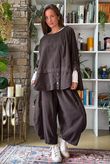 Bateau Needlecord Lazy Layer Top Coffee Bean
