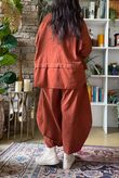 Bateau Needlecord Lazy Layer Top Rust