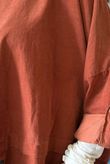 Bateau Needlecord Lazy Layer Top Rust