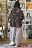 Bateau Needlecord Leopard Shacket Coffee Bean