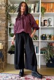 Bennie Quirky Barrel Pant Black