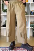 Bennie Quirky Barrel Pant Deep Olive